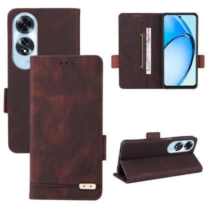 Magnetic Clasp Leather Phone Case, For OPPO Reno12 Global, For OPPO A60, For OPPO A3 Pro 5G Global, For OPPO Find X7