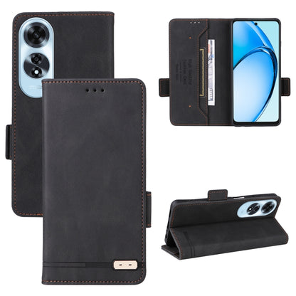 Magnetic Clasp Leather Phone Case, For OPPO Reno12 Global, For OPPO A60, For OPPO A3 Pro 5G Global, For OPPO Find X7
