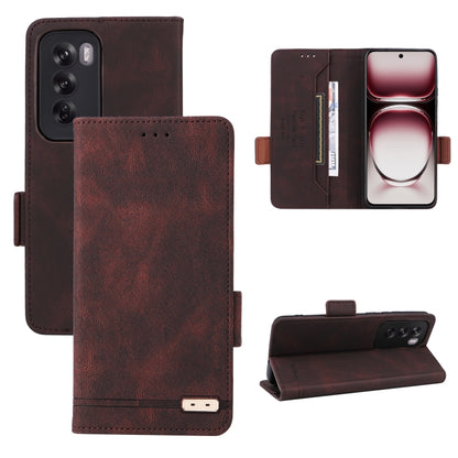 Magnetic Clasp Leather Phone Case, For OPPO Reno12 Global, For OPPO A60, For OPPO A3 Pro 5G Global, For OPPO Find X7