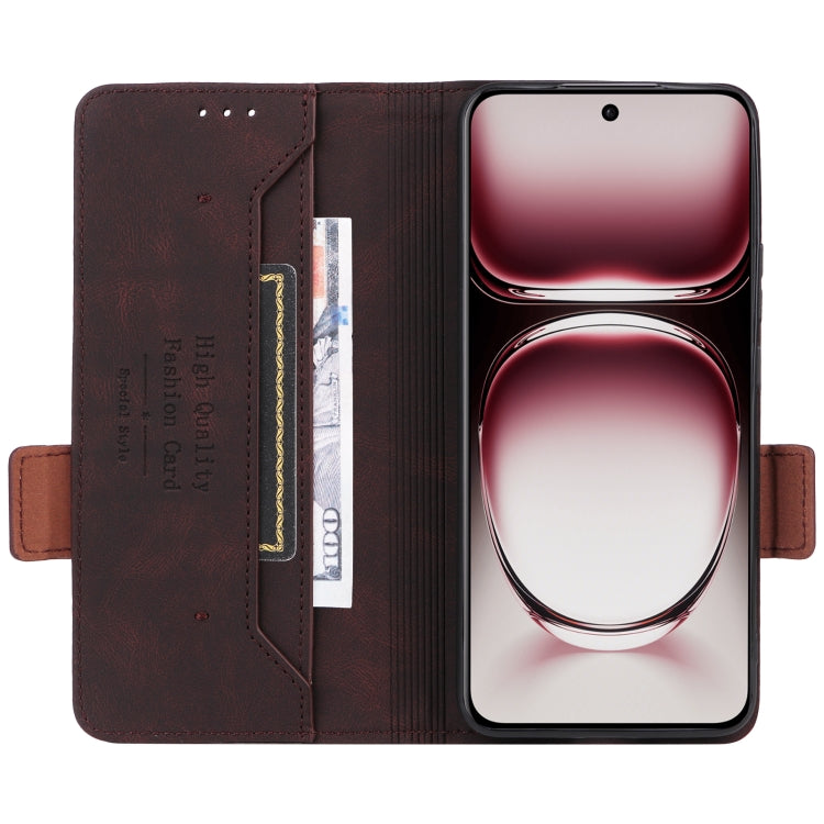 Magnetic Clasp Leather Phone Case, For OPPO Reno12 Global, For OPPO A60, For OPPO A3 Pro 5G Global, For OPPO Find X7