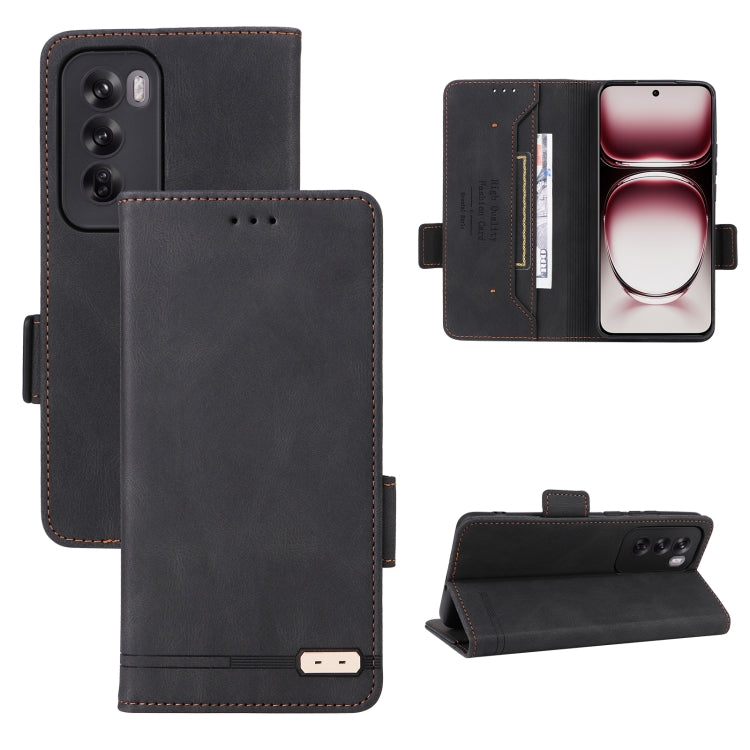 Magnetic Clasp Leather Phone Case, For OPPO Reno12 Global, For OPPO A60, For OPPO A3 Pro 5G Global, For OPPO Find X7