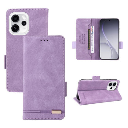 Magnetic Clasp Leather Phone Case, For OPPO Reno16 F 5G / Reno16 FS 5G, For OPPO Reno16 / Reno16 Pro 5G Global, For OPPO Reno15 F 5G, For OPPO Reno15 Pro Max 5G Global