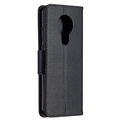 Litchi Texture Pure Color Horizontal Flip Leather Case with Holder & Card Slots & Wallet & Lanyard, For Nokia 5.3, For Xiaomi Redmi Note 9