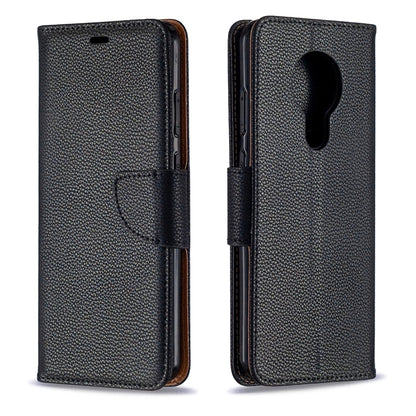 Litchi Texture Pure Color Horizontal Flip Leather Case with Holder & Card Slots & Wallet & Lanyard, For Nokia 5.3, For Xiaomi Redmi Note 9