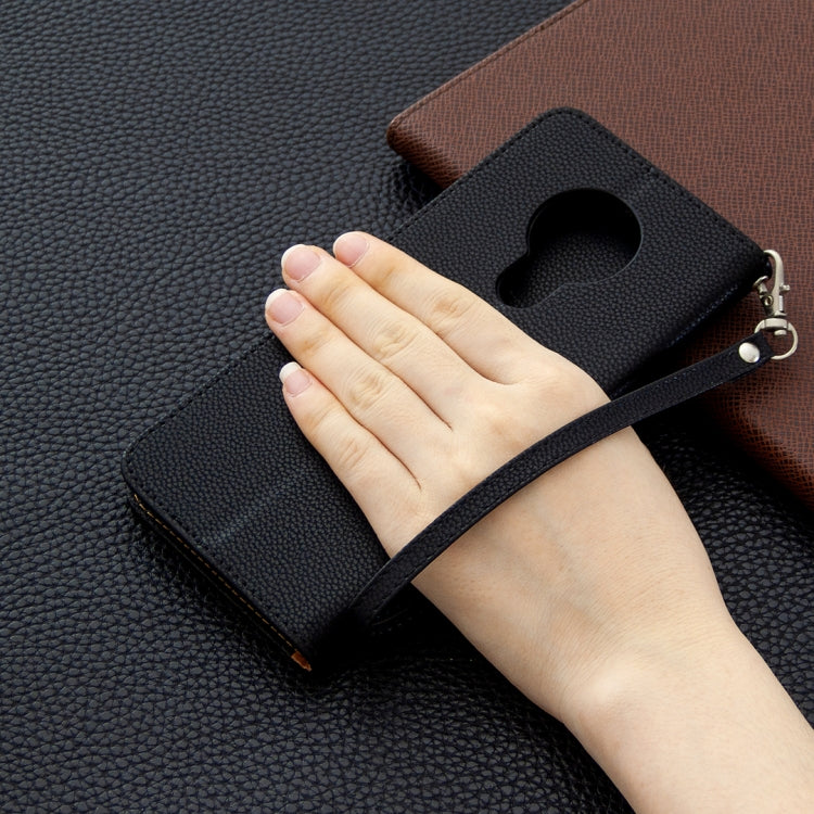 Litchi Texture Pure Color Horizontal Flip Leather Case with Holder & Card Slots & Wallet & Lanyard, For Nokia 5.3, For Xiaomi Redmi Note 9