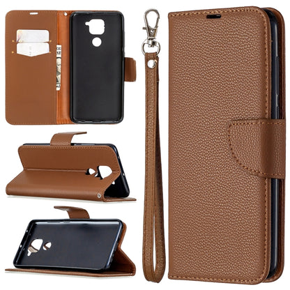 Litchi Texture Pure Color Horizontal Flip Leather Case with Holder & Card Slots & Wallet & Lanyard, For Nokia 5.3, For Xiaomi Redmi Note 9