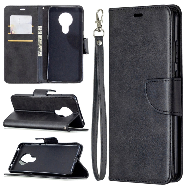 Retro Lambskin Texture Pure Color Horizontal Flip PU Leather Case with Holder & Card Slots & Wallet & Lanyard, For Xiaomi Redmi Note 9, For Nokia 5.3