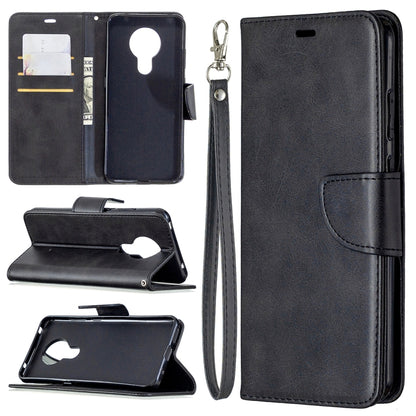 Retro Lambskin Texture Pure Color Horizontal Flip PU Leather Case with Holder & Card Slots & Wallet & Lanyard, For Xiaomi Redmi Note 9, For Nokia 5.3