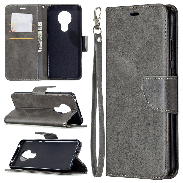 Retro Lambskin Texture Pure Color Horizontal Flip PU Leather Case with Holder & Card Slots & Wallet & Lanyard, For Xiaomi Redmi Note 9, For Nokia 5.3