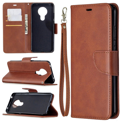 Retro Lambskin Texture Pure Color Horizontal Flip PU Leather Case with Holder & Card Slots & Wallet & Lanyard, For Xiaomi Redmi Note 9, For Nokia 5.3