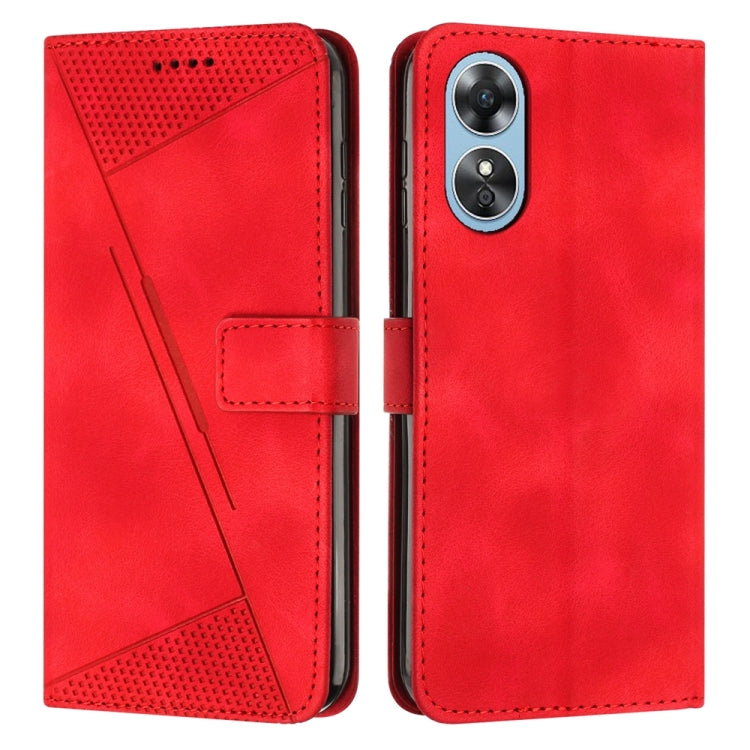 Dream Triangle Leather Phone Case with Lanyard, For OPPO A17 / A17k, For OPPO Reno7 A JP Version, For OPPO Reno8 Pro / Reno8 Pro+, For OPPO Reno8 5G