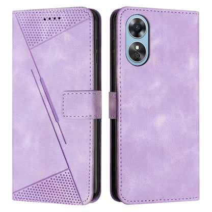 Dream Triangle Leather Phone Case with Lanyard, For OPPO A17 / A17k, For OPPO Reno7 A JP Version, For OPPO Reno8 Pro / Reno8 Pro+, For OPPO Reno8 5G