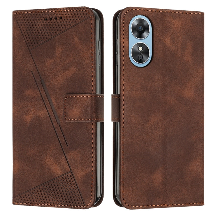 Dream Triangle Leather Phone Case with Lanyard, For OPPO A17 / A17k, For OPPO Reno7 A JP Version, For OPPO Reno8 Pro / Reno8 Pro+, For OPPO Reno8 5G