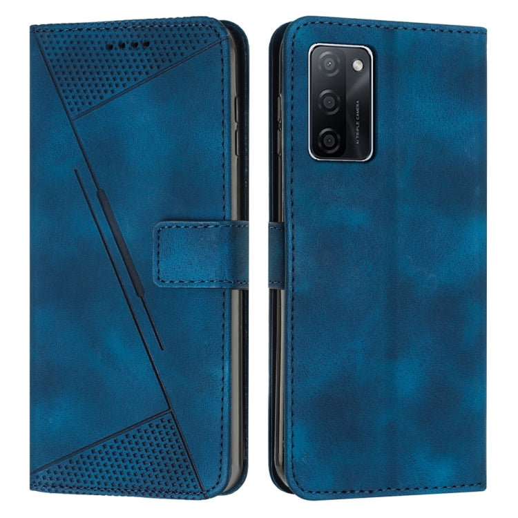 Dream Triangle Leather Phone Case with Lanyard, For OPPO A57 5G 2022, For OPPO A96 5G, For OPPO Reno7 5G, For OPPO A55s JP Version