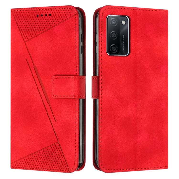 Dream Triangle Leather Phone Case with Lanyard, For OPPO A57 5G 2022, For OPPO A96 5G, For OPPO Reno7 5G, For OPPO A55s JP Version