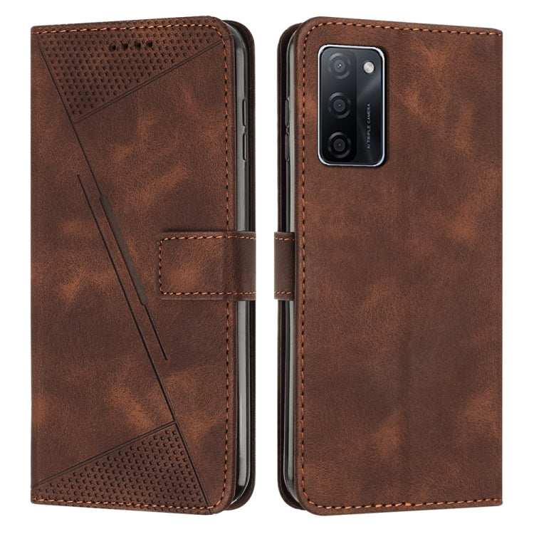 Dream Triangle Leather Phone Case with Lanyard, For OPPO A57 5G 2022, For OPPO A96 5G, For OPPO Reno7 5G, For OPPO A55s JP Version