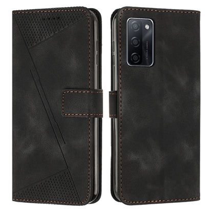 Dream Triangle Leather Phone Case with Lanyard, For OPPO A57 5G 2022, For OPPO A96 5G, For OPPO Reno7 5G, For OPPO A55s JP Version