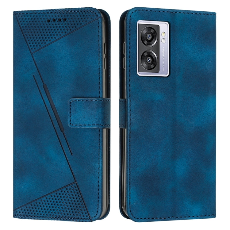 Dream Triangle Leather Phone Case with Lanyard, For OPPO A57 5G 2022, For OPPO A96 5G, For OPPO Reno7 5G, For OPPO A55s JP Version