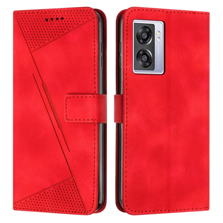 Dream Triangle Leather Phone Case with Lanyard, For OPPO A57 5G 2022, For OPPO A96 5G, For OPPO Reno7 5G, For OPPO A55s JP Version