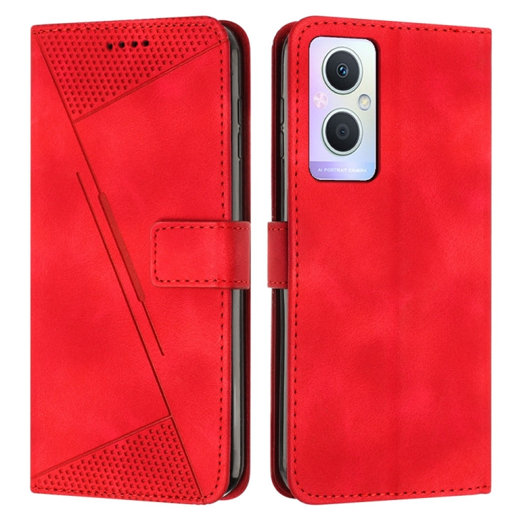 Dream Triangle Leather Phone Case with Lanyard, For OPPO A57 5G 2022, For OPPO A96 5G, For OPPO Reno7 5G, For OPPO A55s JP Version