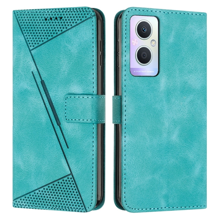 Dream Triangle Leather Phone Case with Lanyard, For OPPO A57 5G 2022, For OPPO A96 5G, For OPPO Reno7 5G, For OPPO A55s JP Version