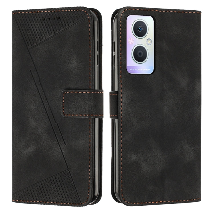 Dream Triangle Leather Phone Case with Lanyard, For OPPO A57 5G 2022, For OPPO A96 5G, For OPPO Reno7 5G, For OPPO A55s JP Version