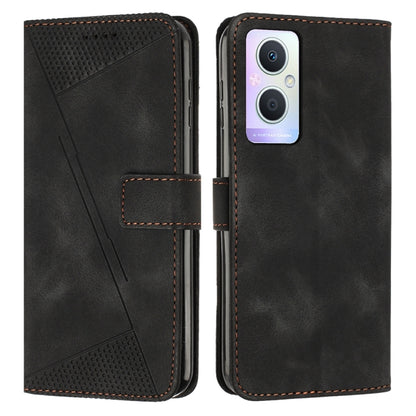 Dream Triangle Leather Phone Case with Lanyard, For OPPO A57 5G 2022, For OPPO A96 5G, For OPPO Reno7 5G, For OPPO A55s JP Version