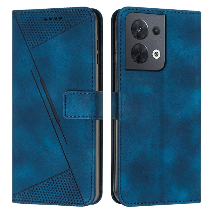Dream Triangle Leather Phone Case with Lanyard, For OPPO A17 / A17k, For OPPO Reno7 A JP Version, For OPPO Reno8 Pro / Reno8 Pro+, For OPPO Reno8 5G