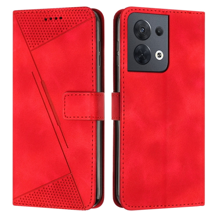 Dream Triangle Leather Phone Case with Lanyard, For OPPO A17 / A17k, For OPPO Reno7 A JP Version, For OPPO Reno8 Pro / Reno8 Pro+, For OPPO Reno8 5G
