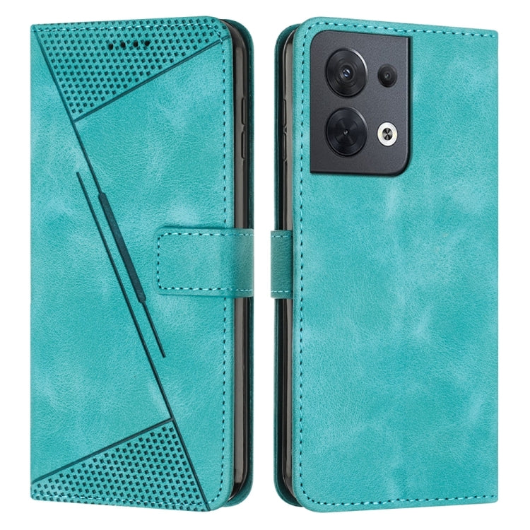 Dream Triangle Leather Phone Case with Lanyard, For OPPO A17 / A17k, For OPPO Reno7 A JP Version, For OPPO Reno8 Pro / Reno8 Pro+, For OPPO Reno8 5G