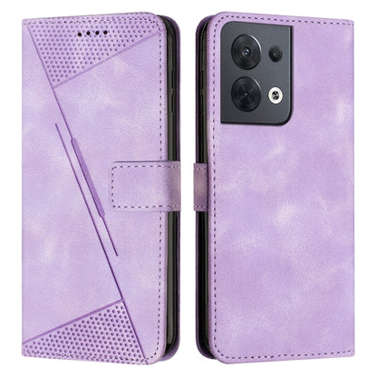 Dream Triangle Leather Phone Case with Lanyard, For OPPO A17 / A17k, For OPPO Reno7 A JP Version, For OPPO Reno8 Pro / Reno8 Pro+, For OPPO Reno8 5G