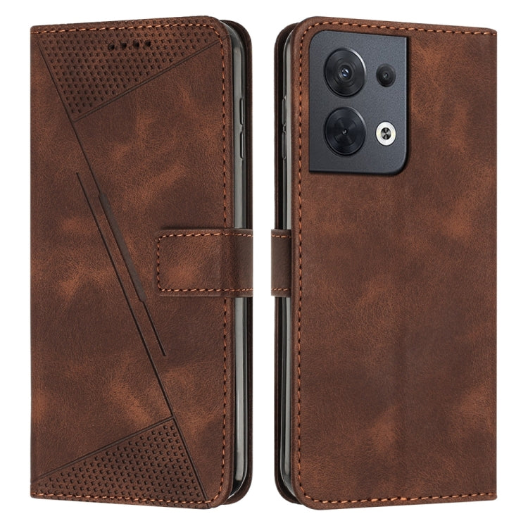 Dream Triangle Leather Phone Case with Lanyard, For OPPO A17 / A17k, For OPPO Reno7 A JP Version, For OPPO Reno8 Pro / Reno8 Pro+, For OPPO Reno8 5G