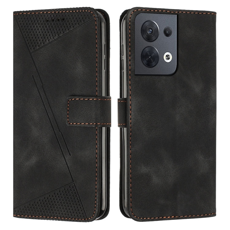 Dream Triangle Leather Phone Case with Lanyard, For OPPO A17 / A17k, For OPPO Reno7 A JP Version, For OPPO Reno8 Pro / Reno8 Pro+, For OPPO Reno8 5G