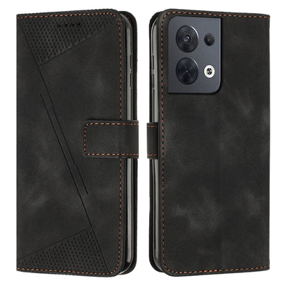 Dream Triangle Leather Phone Case with Lanyard, For OPPO A17 / A17k, For OPPO Reno7 A JP Version, For OPPO Reno8 Pro / Reno8 Pro+, For OPPO Reno8 5G