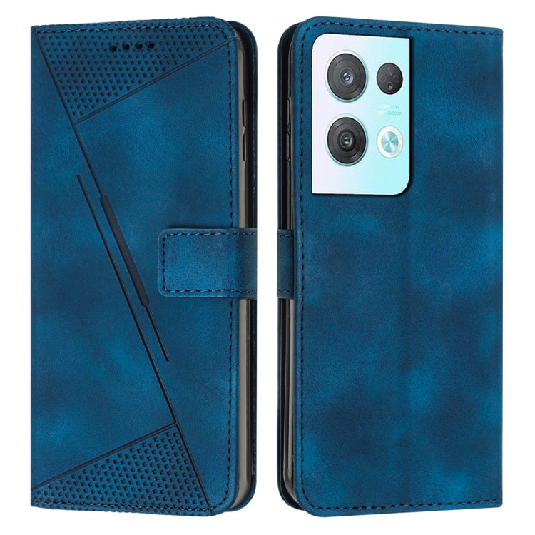 Dream Triangle Leather Phone Case with Lanyard, For OPPO A17 / A17k, For OPPO Reno7 A JP Version, For OPPO Reno8 Pro / Reno8 Pro+, For OPPO Reno8 5G