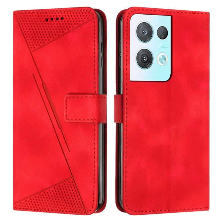 Dream Triangle Leather Phone Case with Lanyard, For OPPO A17 / A17k, For OPPO Reno7 A JP Version, For OPPO Reno8 Pro / Reno8 Pro+, For OPPO Reno8 5G