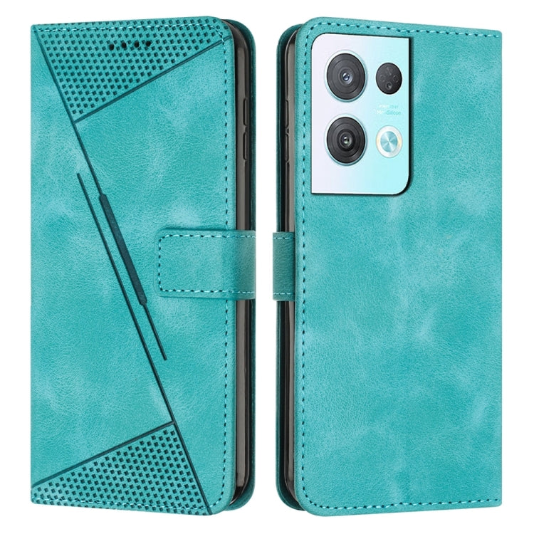 Dream Triangle Leather Phone Case with Lanyard, For OPPO A17 / A17k, For OPPO Reno7 A JP Version, For OPPO Reno8 Pro / Reno8 Pro+, For OPPO Reno8 5G
