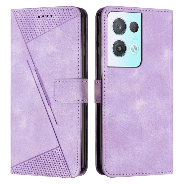 Dream Triangle Leather Phone Case with Lanyard, For OPPO A17 / A17k, For OPPO Reno7 A JP Version, For OPPO Reno8 Pro / Reno8 Pro+, For OPPO Reno8 5G