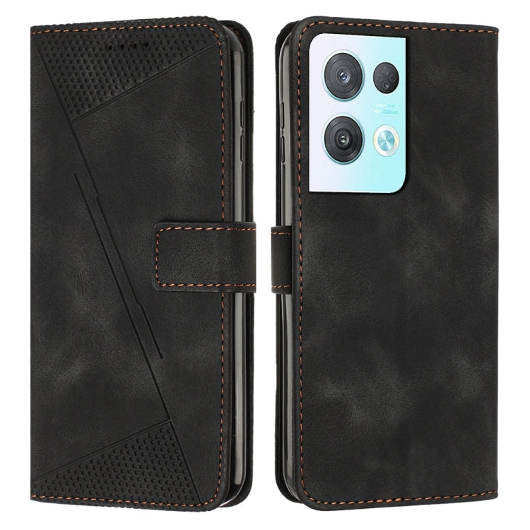 Dream Triangle Leather Phone Case with Lanyard, For OPPO A17 / A17k, For OPPO Reno7 A JP Version, For OPPO Reno8 Pro / Reno8 Pro+, For OPPO Reno8 5G