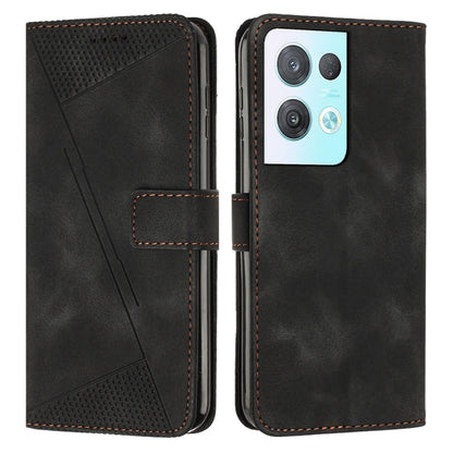Dream Triangle Leather Phone Case with Lanyard, For OPPO A17 / A17k, For OPPO Reno7 A JP Version, For OPPO Reno8 Pro / Reno8 Pro+, For OPPO Reno8 5G