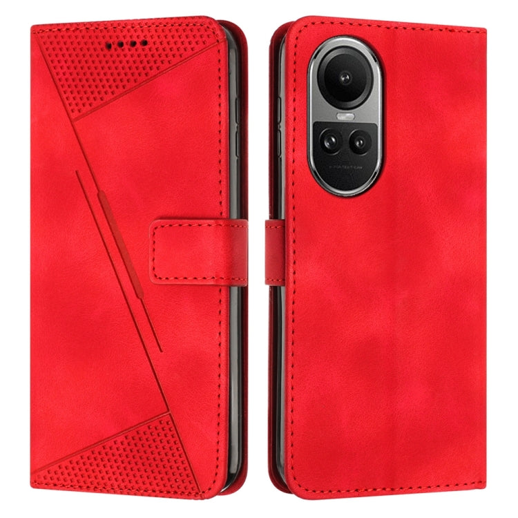 Dream Triangle Leather Phone Case with Lanyard, For OPPO Reno11 F, For OPPO A38, For OPPO A58 4G, For OPPO Reno10 5G / Reno10 Pro 5G Global