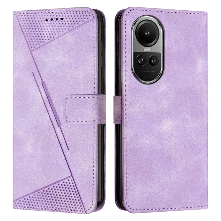 Dream Triangle Leather Phone Case with Lanyard, For OPPO Reno11 F, For OPPO A38, For OPPO A58 4G, For OPPO Reno10 5G / Reno10 Pro 5G Global