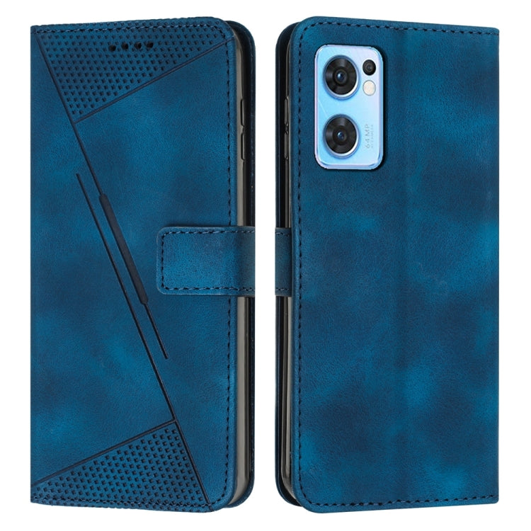 Dream Triangle Leather Phone Case with Lanyard, For OPPO A57 5G 2022, For OPPO A96 5G, For OPPO Reno7 5G, For OPPO A55s JP Version