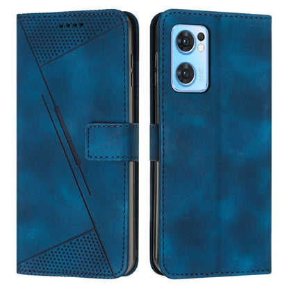 Dream Triangle Leather Phone Case with Lanyard, For OPPO A57 5G 2022, For OPPO A96 5G, For OPPO Reno7 5G, For OPPO A55s JP Version