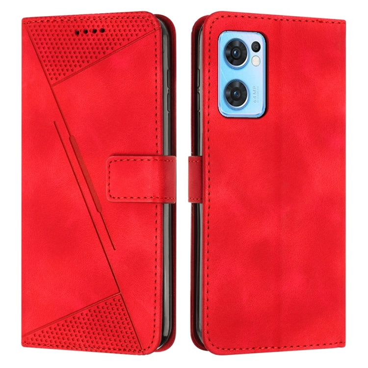 Dream Triangle Leather Phone Case with Lanyard, For OPPO A57 5G 2022, For OPPO A96 5G, For OPPO Reno7 5G, For OPPO A55s JP Version