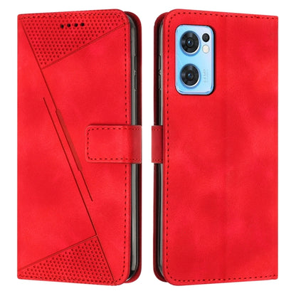 Dream Triangle Leather Phone Case with Lanyard, For OPPO A57 5G 2022, For OPPO A96 5G, For OPPO Reno7 5G, For OPPO A55s JP Version
