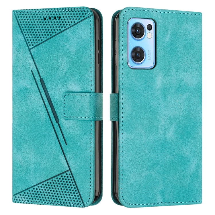 Dream Triangle Leather Phone Case with Lanyard, For OPPO A57 5G 2022, For OPPO A96 5G, For OPPO Reno7 5G, For OPPO A55s JP Version
