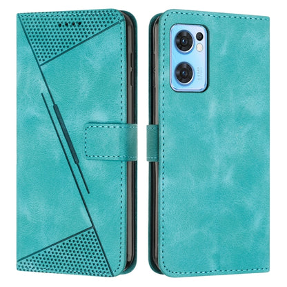 Dream Triangle Leather Phone Case with Lanyard, For OPPO A57 5G 2022, For OPPO A96 5G, For OPPO Reno7 5G, For OPPO A55s JP Version