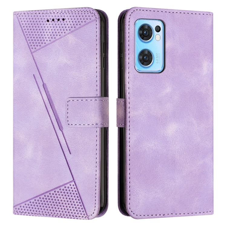 Dream Triangle Leather Phone Case with Lanyard, For OPPO A57 5G 2022, For OPPO A96 5G, For OPPO Reno7 5G, For OPPO A55s JP Version