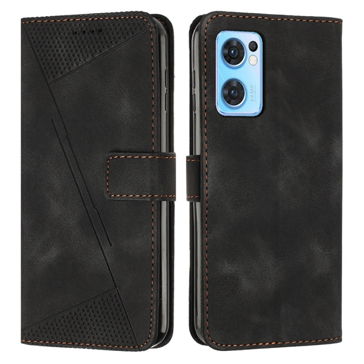 Dream Triangle Leather Phone Case with Lanyard, For OPPO A57 5G 2022, For OPPO A96 5G, For OPPO Reno7 5G, For OPPO A55s JP Version